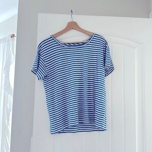 J Crew women’s blue t-shirt. Size medium